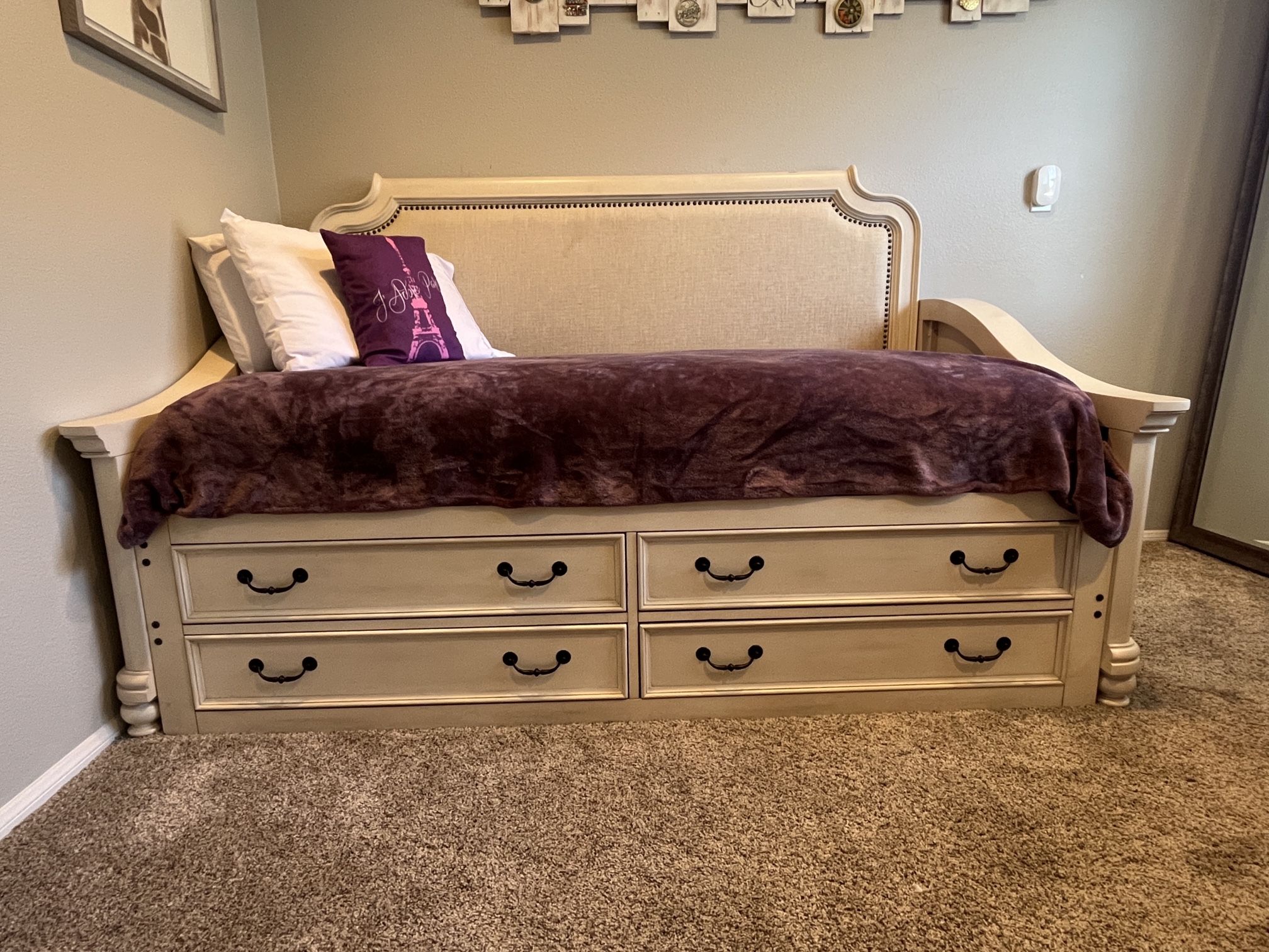 5 Piece Solid Wood Bed set
