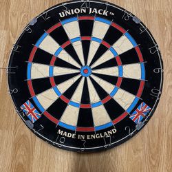 Union Jack English Made Dartboard