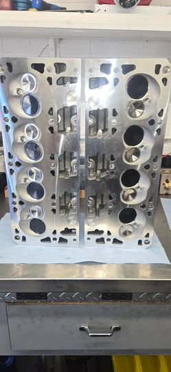 HRE LS2 LS1 225cc Heads complete with SS valves & Dual springs