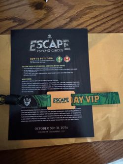 Escape 2 Day VIP Pass
