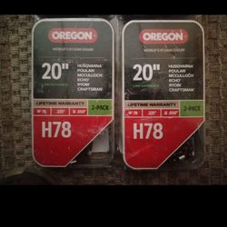 Oregon 20" H78 Saw Chains NEW 2 BOXES $30 Takes Both 