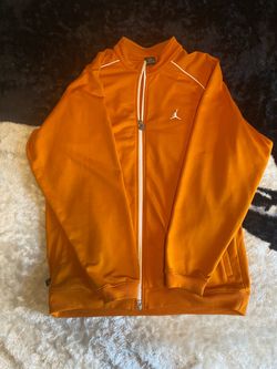 Jordan Jumpman Orange Full-Zip Track Jacket