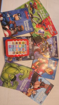 Children's marvel books with reader