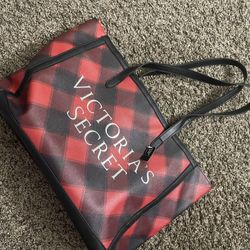 plaid carryall tote 