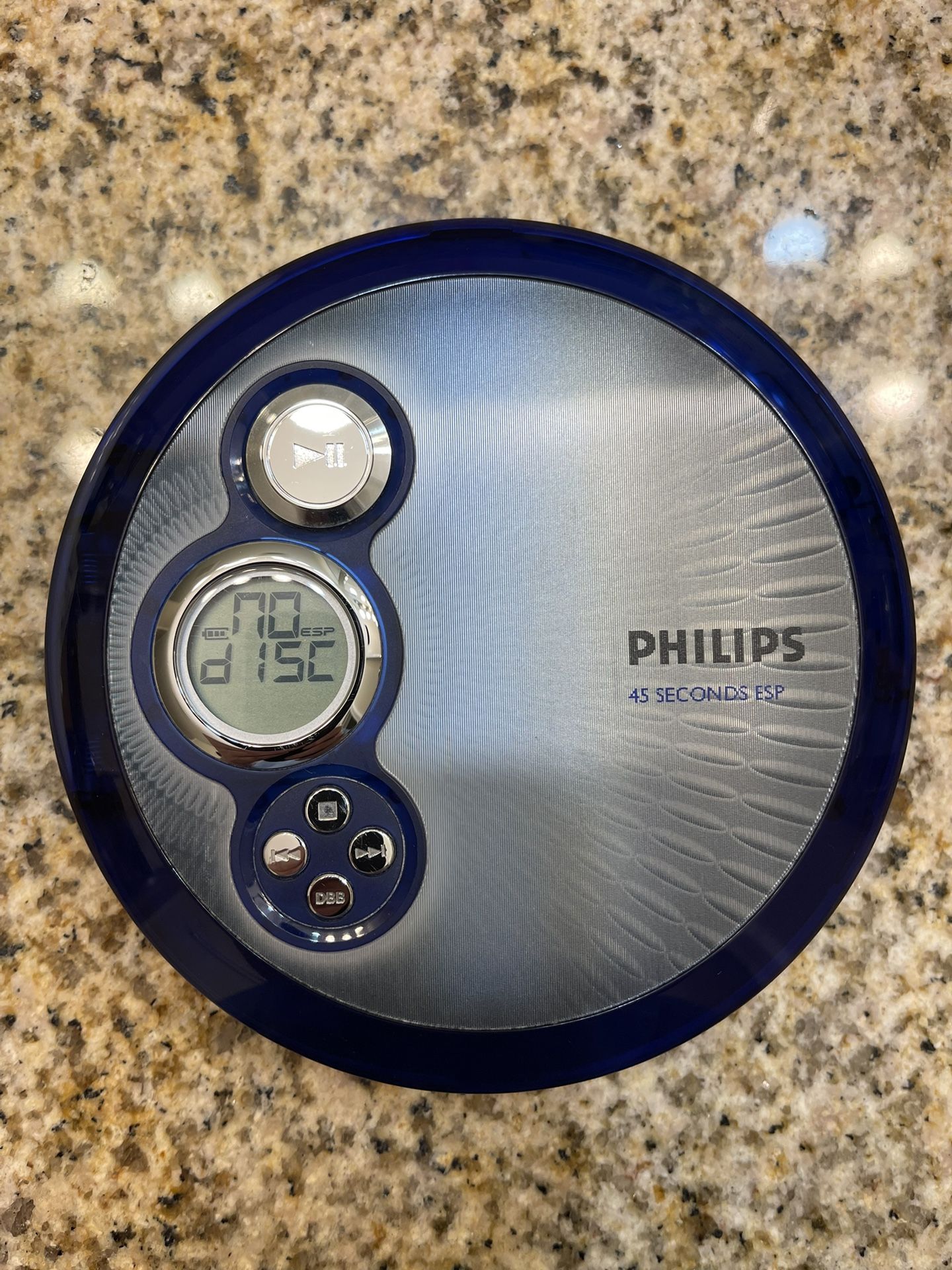 Philips Portable CD Player AX2412/17 - Blue