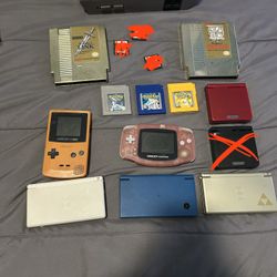 Gameboy advance, ds, games. 