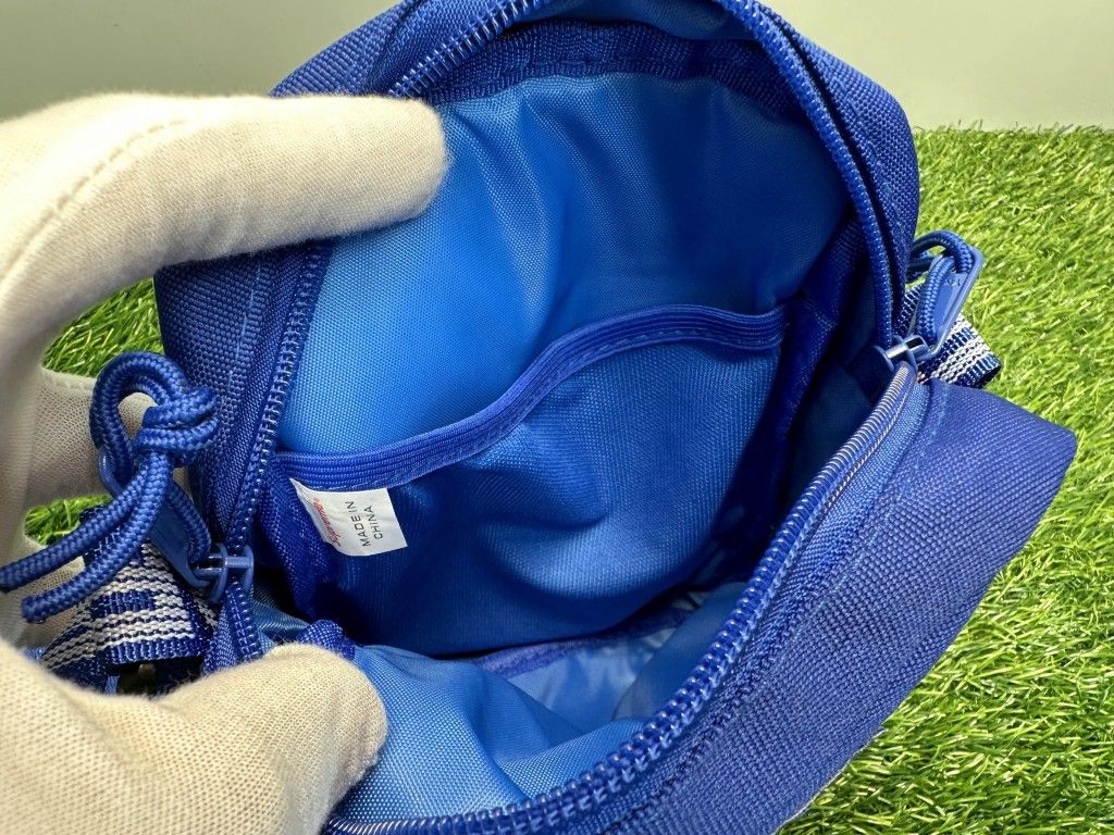 SUPREME CROSSOVER MESSENGER SHOULDER BAG BLUE WHITE NEW A5