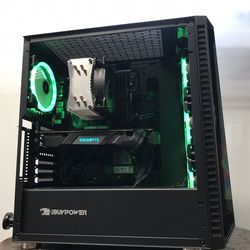 Intel Core i5-9400 • RTX 2070 8GB OC • 512 GB SSD • 32GB RAM GAMING PC Video Editing Music Computer Studio streaming Day Trade