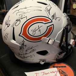 1985 Chicago Bears Signed Helmet