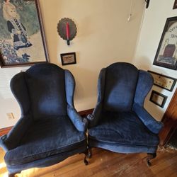 Wing-back chairs