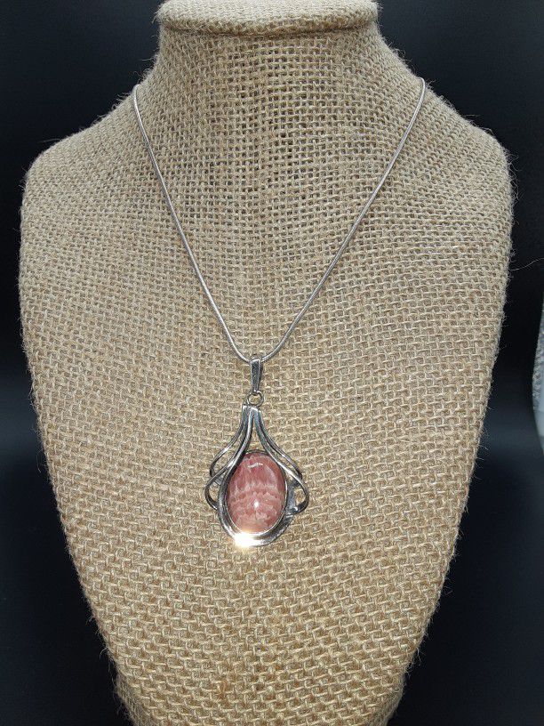 Rhodesiarite Sterling Silver Necklace Pendant