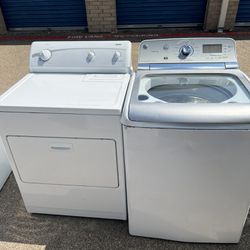Very Nice Mix And Match Top Load GE And Kenmore Electric Dryer 