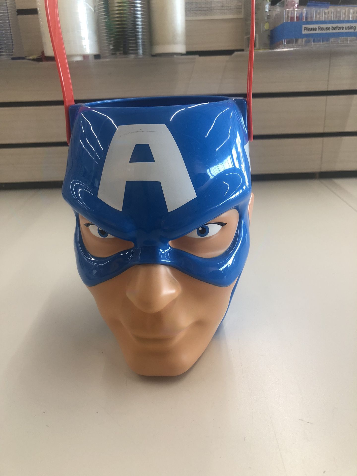 Captain America Bucket Head