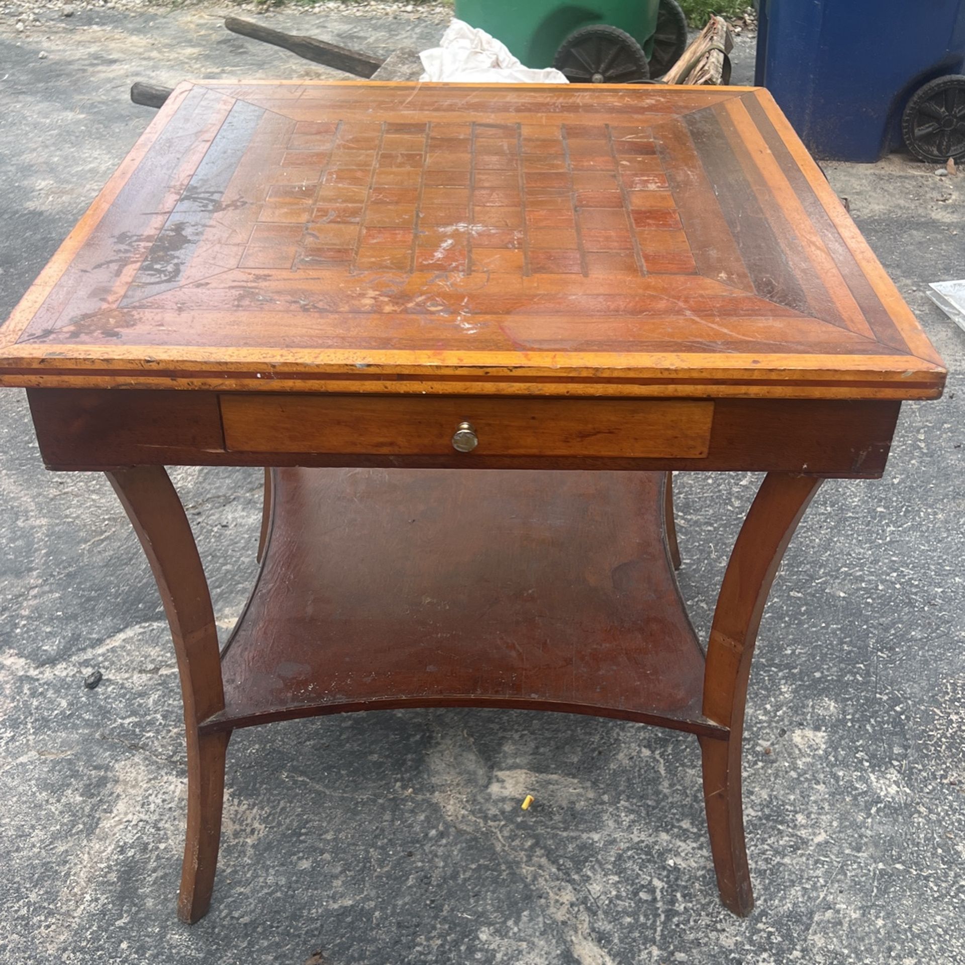 Antique Game Table