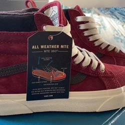 New Vans Sk8-hi Unisex Burgondy Us Men’s Size 4.5 Us Women’s 6.0