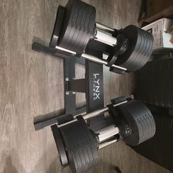Lynx 9-50 Lb Adjustable Dumbbell 