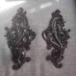 Wall Candle Holders Black