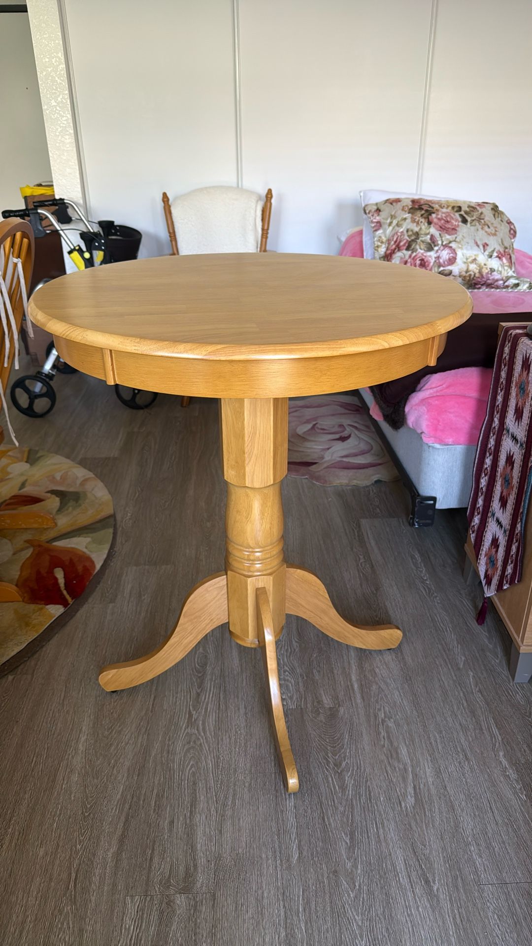 Oak Counter Height Table + 2 Counter Height Stools – Barely Used, $100 OBO