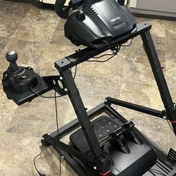 Xbox Logitech G920 Driving Force Racing Wheel + Foldable Frame + Shifter