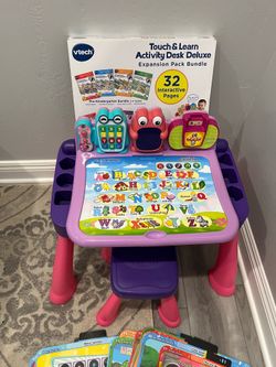 Vtech activity desk and expansion pack
