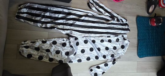 Black & White Clown adult costume XL 40-42