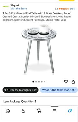 Two end tables