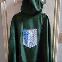 NEW Large Attack on Titan Cloak Cape Robe For Costume Cosplay Party 