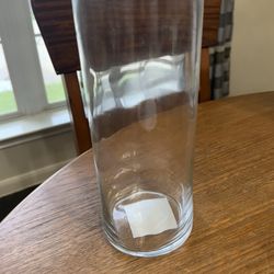 Quality Thick Weighted Clear Cylinder Glass Vases, 4"W x 10"H, Flower Arrangement Floating Candle Holders Wedding Centerpieces Terrarium Planter Flora