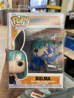 Bulma Funko Signed 