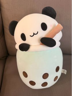 Panda boba plushie