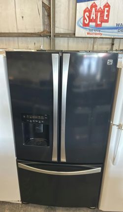 Kenmore French Door Black Fridge
