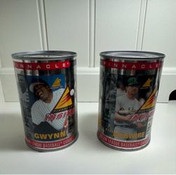 Vintage 1997 Pinnacle Inside Baseball Card Cans Lot - FACTORY SEALED