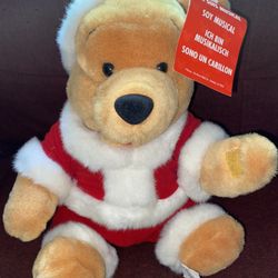 Disney winnie the pooh christmas plush