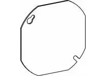 ORBIT - FLAT, 4” ROUND OCTAGONAL BLANK COVER