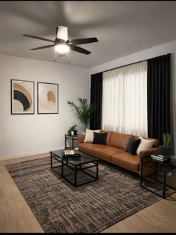 Stylex NYC Series Designer Sofa – Cognac Vegan Leather