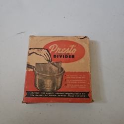 Vintage Presto Divider New In The Box With Papers