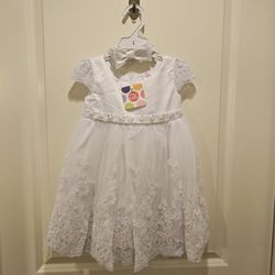 White Dress For Toddler