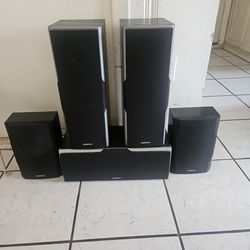 Hometheater 130 watt onkyo speaker set