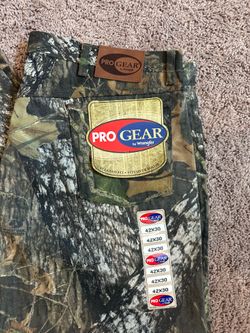 Vintage Wrangler Pro Gear Mossy Oak Camouflage Relaxed Fit Pants 42X30