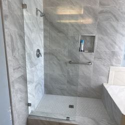 Shower) glass panel