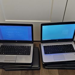 Lot of 25 HP Laptops w/ Backlit Keyboard & 14 Inch Screens 