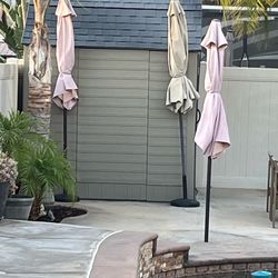 Rubbermaid brand 7 x 7‘ storage shed Rubbermaid brand 7 x 7’ storage shed