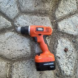 Black And Decker Cordless Drill