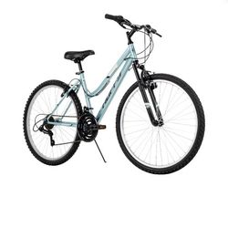Huffy 26" Rock Creek Mountain Bike, Fits Riders 60"+, Teal, Adult, Women's New In Box [2]Available 