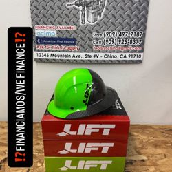 LIFT SAFETY DAX Full Brim Hard Hat Fifty50 Green**(FINANCIAMOS/WE FINANCE)**