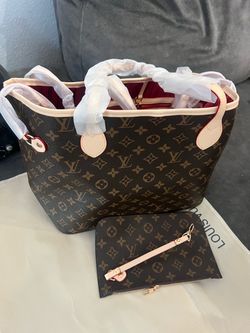 Monogram Tote Bag with Matching Pouch