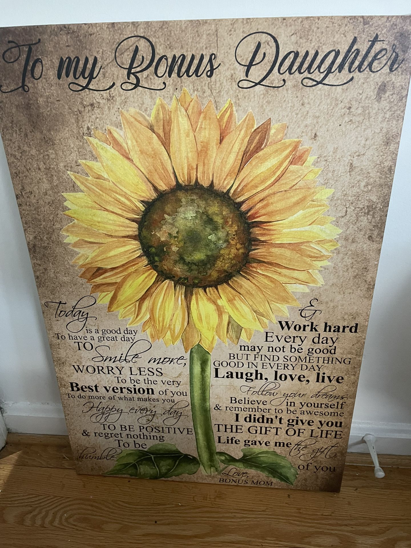 Beautiful Bonus Daughter Large Print
