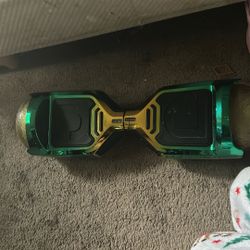 Green And Gold Hover Board 