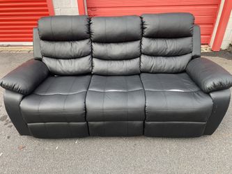 🤑Faux Leather Sofa Recliner For Sale🤑