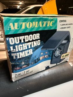 Automatic Outdoor Lighting Timer 10 Amp new